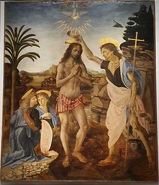Andrea del Verrocchio Baptism-of-Christ