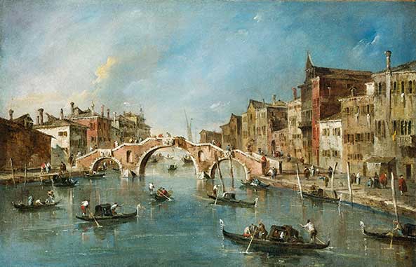 Francesco Guardi View on the Cannaregio Canal