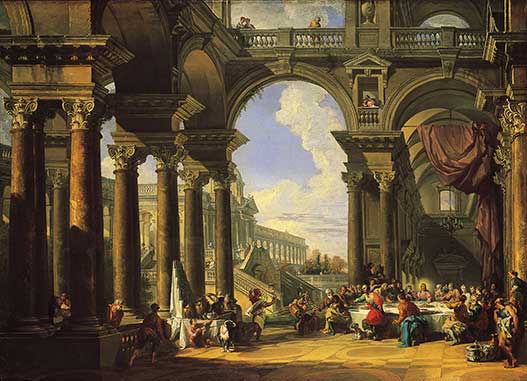 Giovanni Paolo Panini - The Wedding at Cana