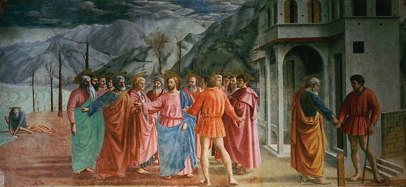 Masaccio - The Tribute Money