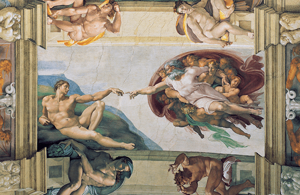 Michelangelo Buonarroti - The Creation of Adam